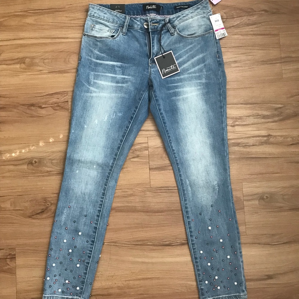 Nanette Lepore NWT pearl jeans!